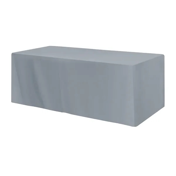 Fitted Poly/Cotton 4-sided Table Cover - fits 8' table - Image 7