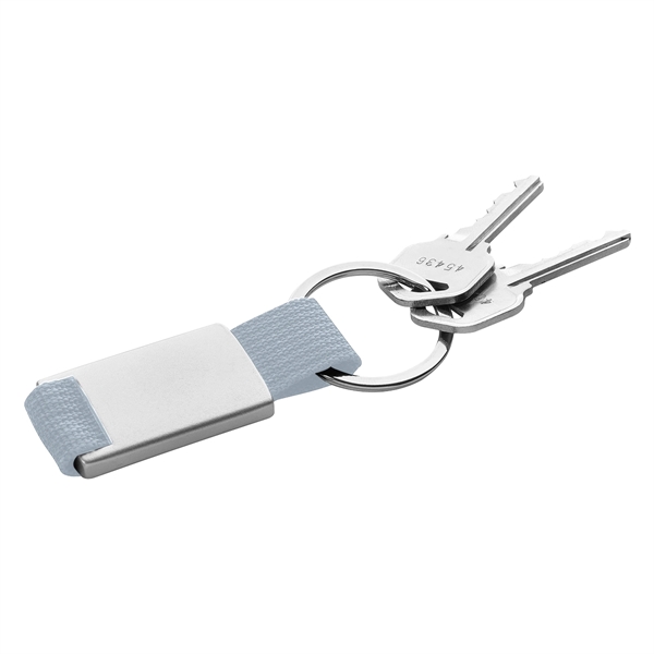 Aluminum Key Tag With Web Strap - Image 2