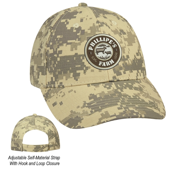 Digital Camouflage Cap - Image 1