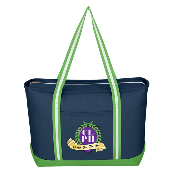 Large Cotton Canvas Admiral Tote Bag - Image 10