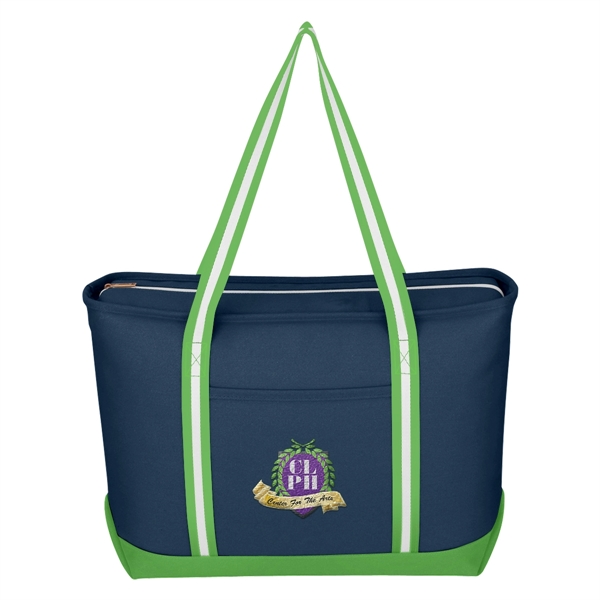 Large Cotton Canvas Admiral Tote Bag - Image 11
