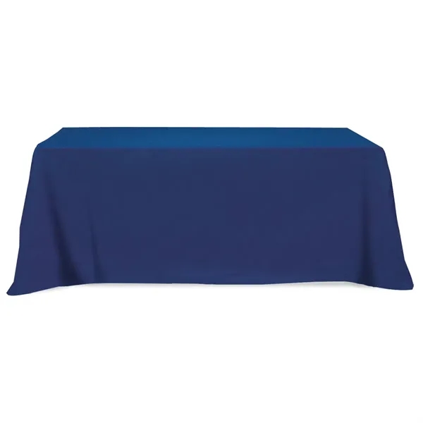 Flat Poly/Cotton 4-sided Table Cover - fits 8' table - Image 6