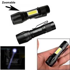 Handheld Zoomable Or Adjustable Focus Superbright Flashlight