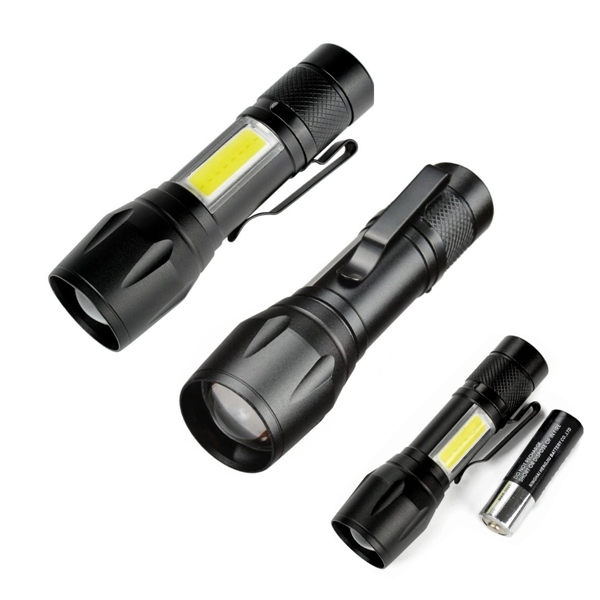 Handheld Zoomable Or Adjustable Focus Superbright Flashlight - Image 2