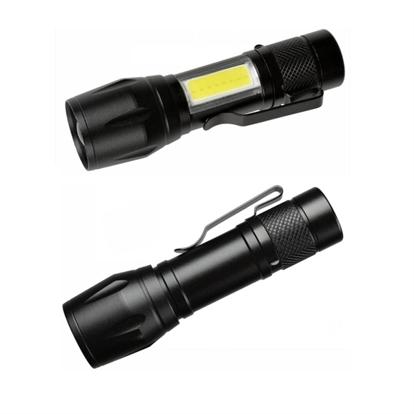 Handheld Zoomable Or Adjustable Focus Superbright Flashlight - Image 6