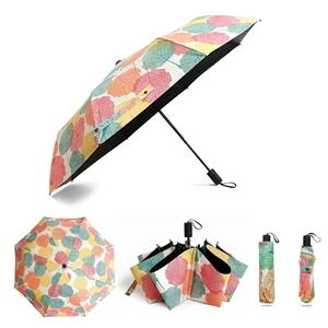 Custom Full Color Imprint UV Protect Foldable Umbrella