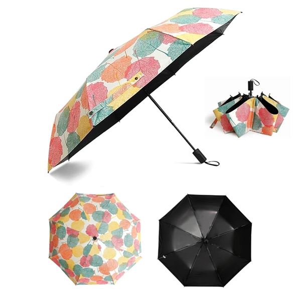 Custom Full Color Imprint UV Protect Foldable Umbrella - Image 2