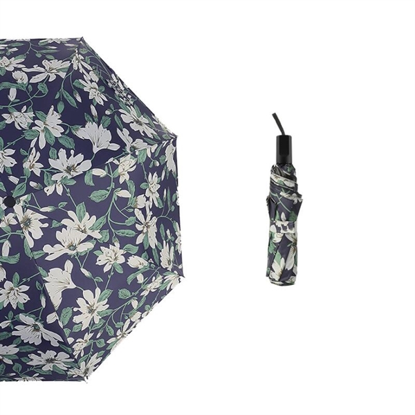 Custom Full Color Imprint UV Protect Foldable Umbrella - Image 3