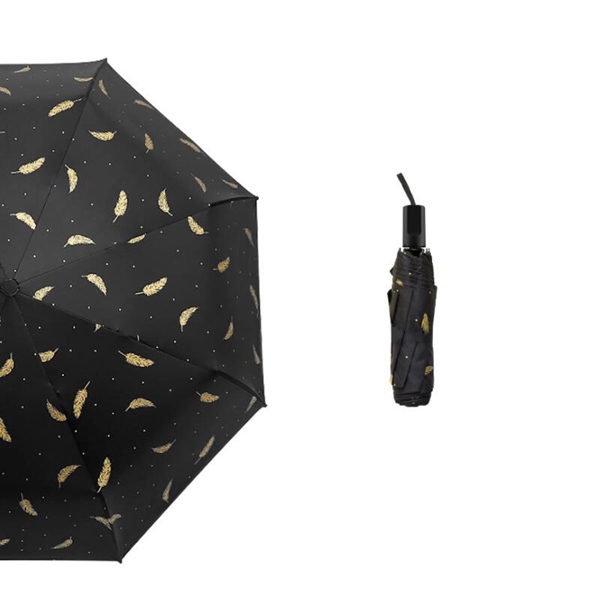 Custom Full Color Imprint UV Protect Foldable Umbrella - Image 4