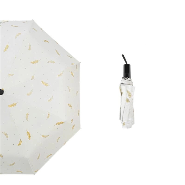 Custom Full Color Imprint UV Protect Foldable Umbrella - Image 9