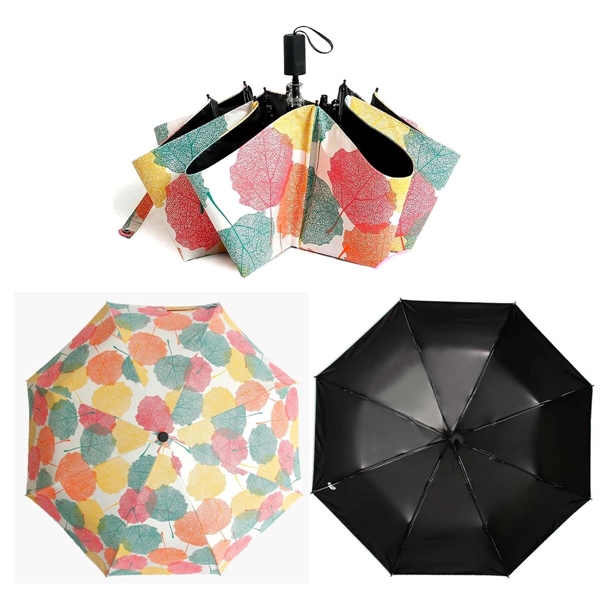 Custom Full Color Imprint UV Protect Foldable Umbrella - Image 12