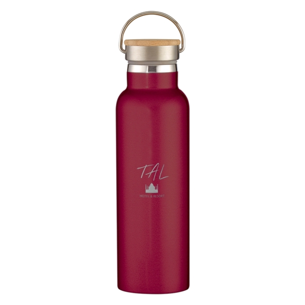 21 Oz. Liberty Stainless Steel Bottle With Wood Lid - Image 18