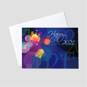 Happy 2021 New Year Greeting Card
