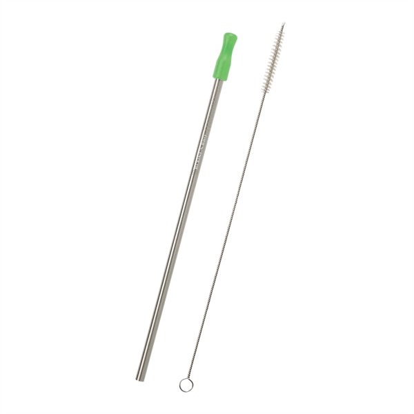 Stainless Steel Straw with Cleaning Brush - Image 9