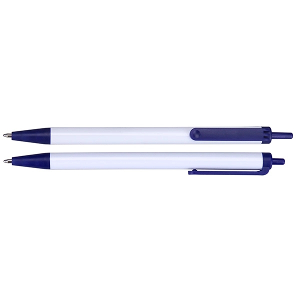 Click-action Ballpoint Pen w/ Clip - Image 2