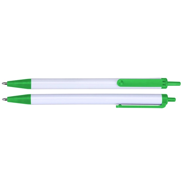 Click-action Ballpoint Pen w/ Clip - Image 4