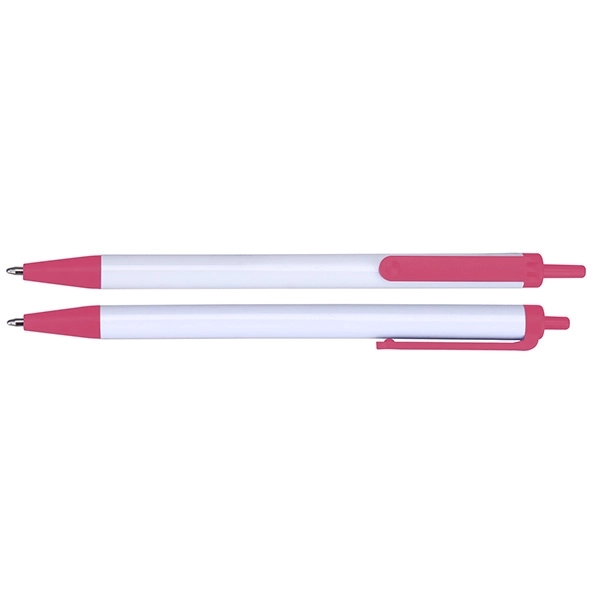Click-action Ballpoint Pen w/ Clip - Image 7