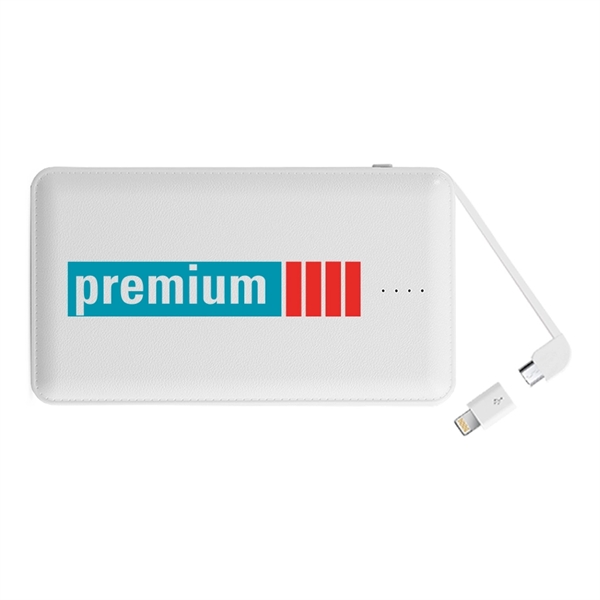 Cambridge Power Bank with Built-in Charging Cable - Image 1