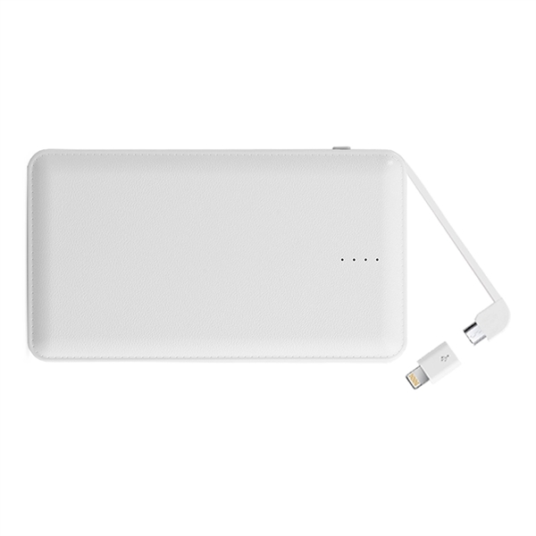 Cambridge Power Bank with Built-in Charging Cable - Image 2
