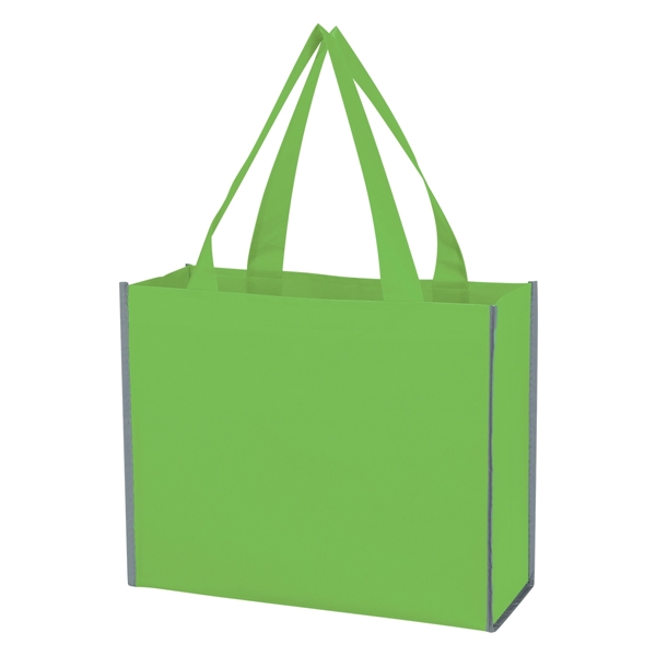 Laminated Reflective Non-Woven Shopper Bag - Image 6