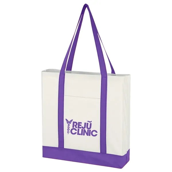 Non-Woven Tote Bag with Trim Colors - Image 7