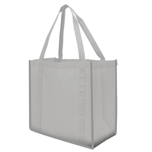 Reflective Large Grocery Tote Bag - Image 6