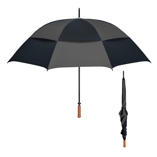 68" Arc Windproof Vented Umbrella - Image 14