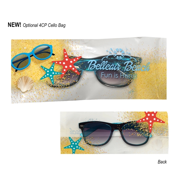 Two-Tone Translucent Malibu Sunglasses - Image 13