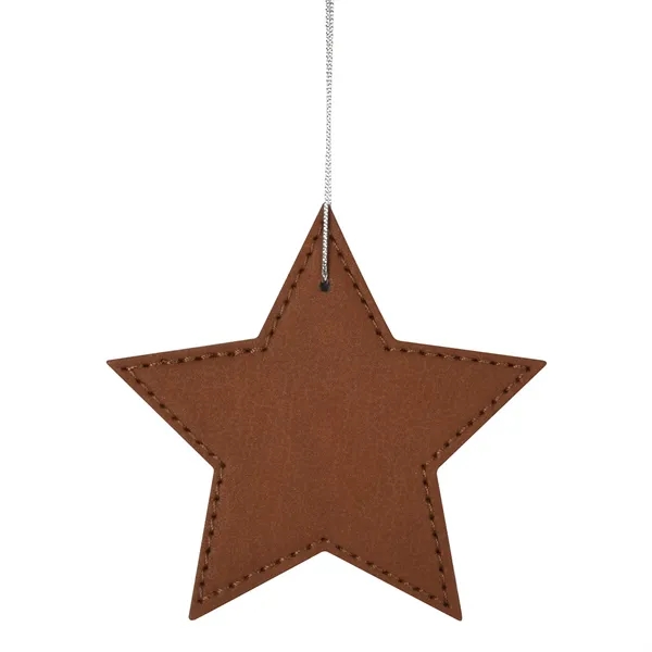 Leatherette Ornament - Star - Image 2