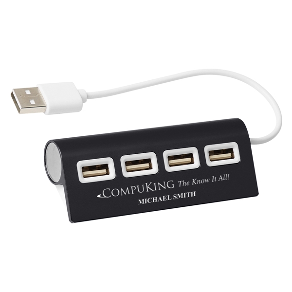 4-Port Aluminum Wave USB Hub - Image 6