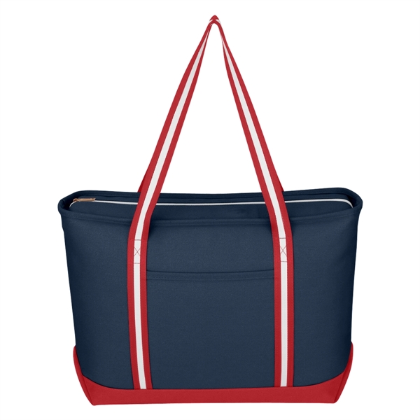 Large Cotton Canvas Admiral Tote Bag - Image 12