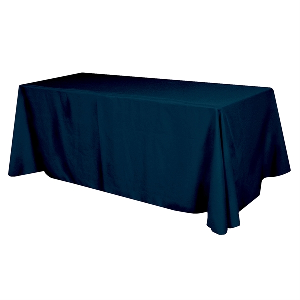 Flat Polyester 3-sided Table Cover - fits 8' standard table - Image 4