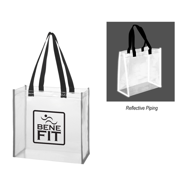 Clear Reflective Tote Bag - Image 1