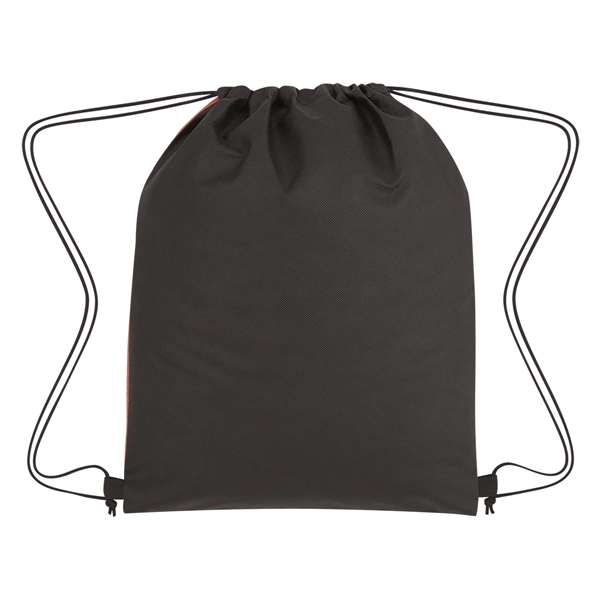 Crosshatch Non-Woven Drawstring Bag - Image 11