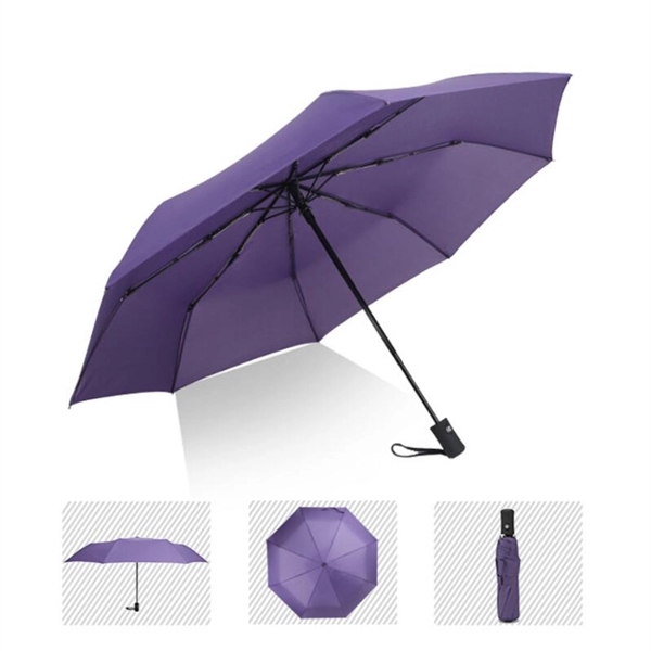 Custom Full Color Imprint 47" Automatic Foldable Umbrella - Image 4