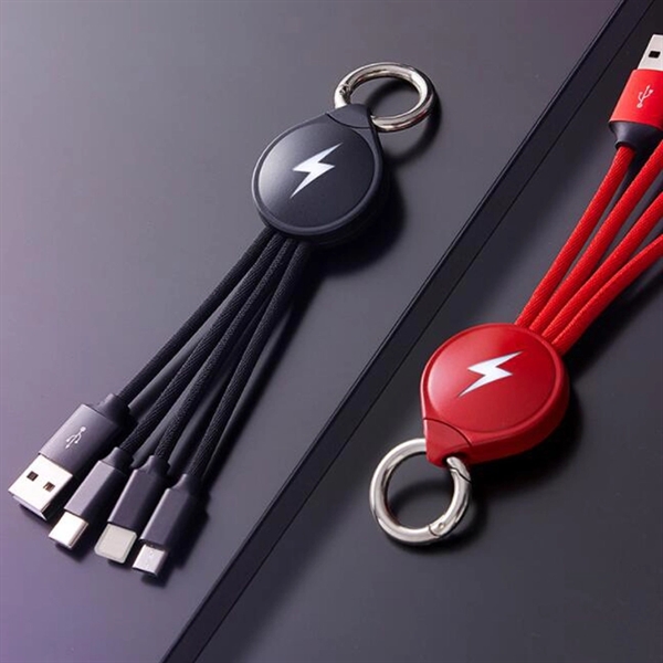 Hot Sale Cheap Multi 3 In 1 Light Up Phone Charging Cable - Image 2