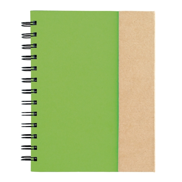 Spiral Notebook with Sticky Notes and Flags - Image 5