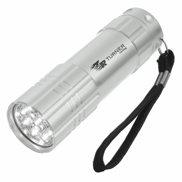 Aluminum LED Flashlight with Strap - Image 6