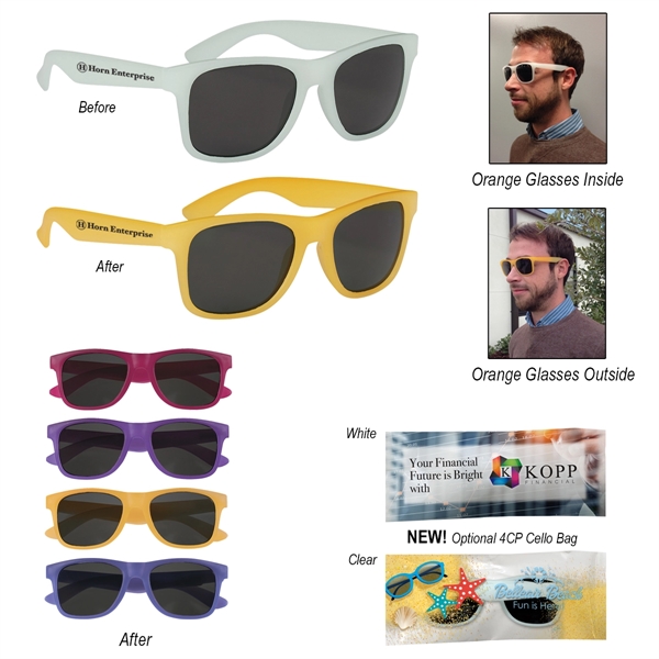 Color Changing Malibu Sunglasses - Image 1