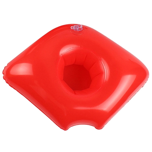 Lip Shaped Inflatable Floating Drink Holder  - Image 5