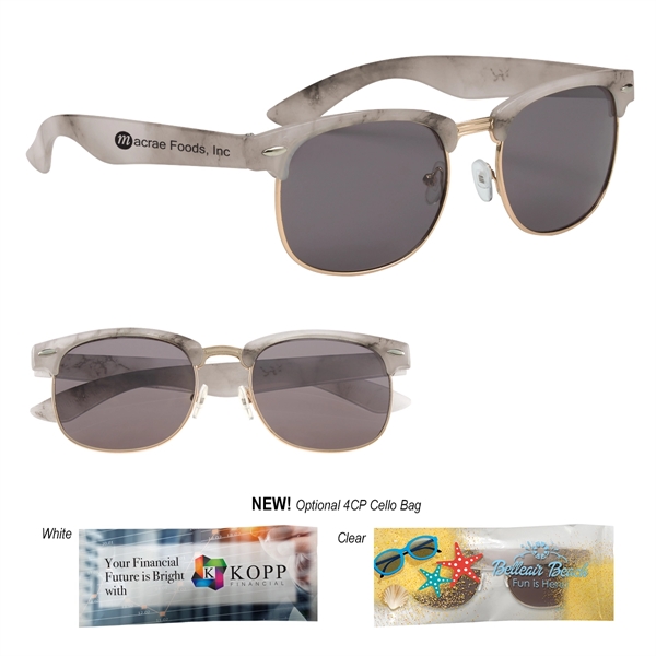 Marbled Panama Sunglasses - Image 3