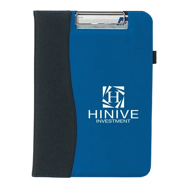 Microfiber Clip Board With Embossed PVC Trim - Image 2