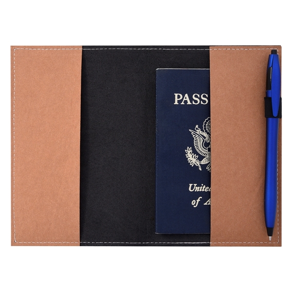 Kraft Paper Passport Holder - Image 5