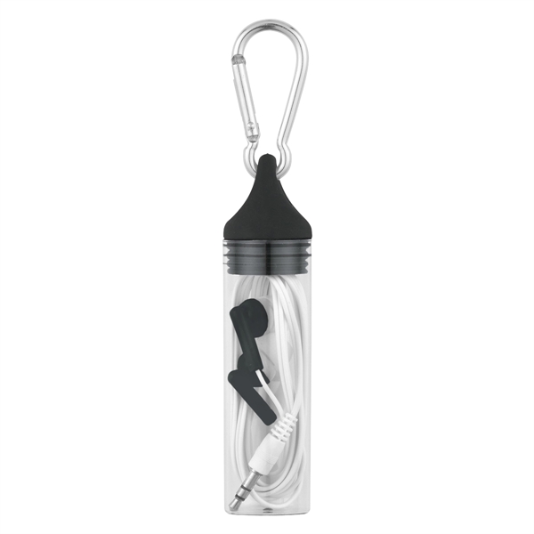 Earbuds In Case With Carabiner - Image 8