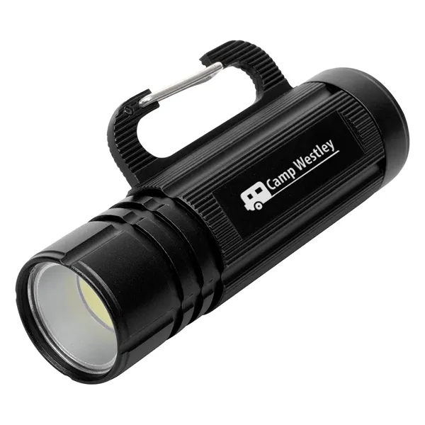 COB Flashlight With Carabiner - Image 5