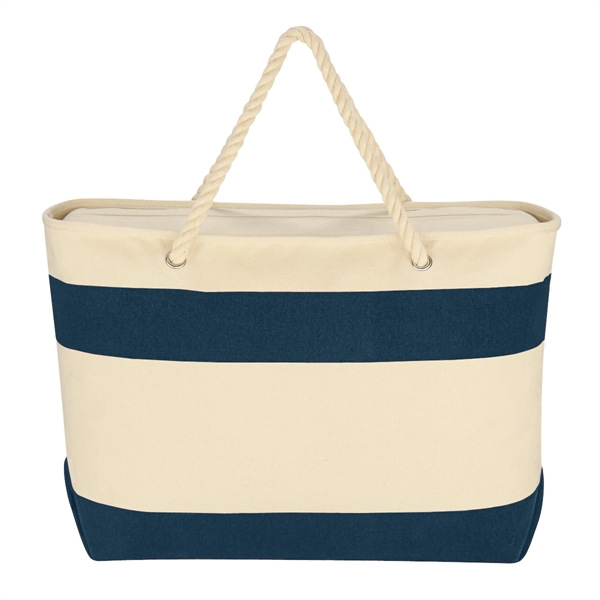 Large Cruising Tote Bag With Rope Handles - Image 6