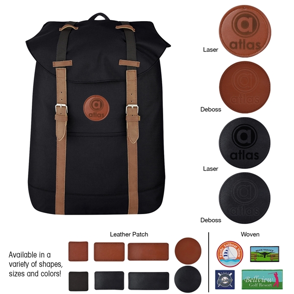 Flap Drawstring Backpack - Image 4