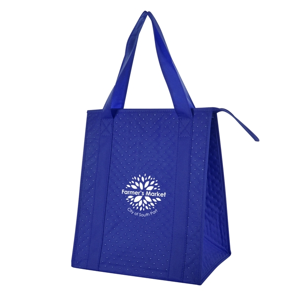 Dimples Non-Woven Cooler Tote Bag - Image 13