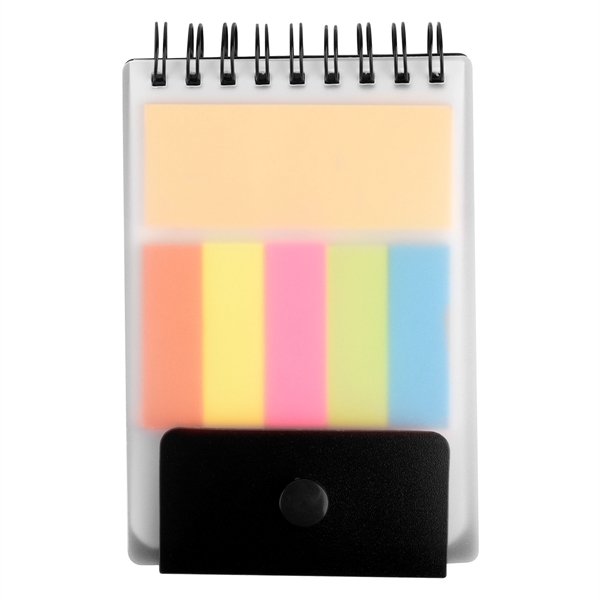 Spiral Jotter With Adhesive Notes & Flags - Image 4