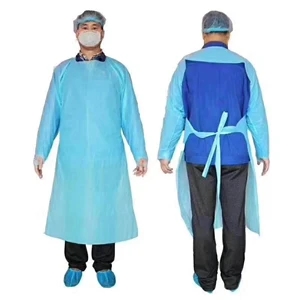 Cleanrance Sale PE Material Disposable Gown Inventory US